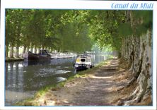 CPM Canal Du Midi Bateaux Peniches