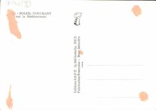 CPM Soleil Couchant Sue la Mediterranee