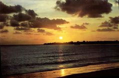 CPM Coucher de Soleil Sur la Cote d'Azur