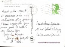 POSTAL MODERNA luz y belleza de la puesta del sol mediterránea en las inundaciones