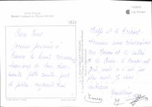 MODERN CARD Normandy Pittoresque Dimensions flowered typical Maison of the Vernier marsh