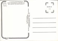 MODERN CARD Old Alsatian house Detail