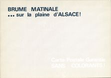 CPM Brume Matinale Sur La Plaine d'Alsace