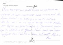 MODERN CARD a Village Of Provence in Provence Flowers