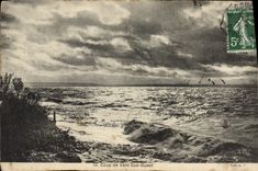 POSTAL de la VENDIMIA un vendaval fuerte meridional occidental