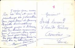 MODERN CARD Merry Easter Flowers