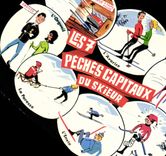 CPM Les 7 peches capitaux du skieur Ski 