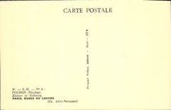 VINTAGE POSTCARD Chick Paris Museum Of the Louvre Eliezer and Rebecca