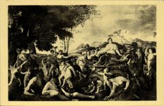 VINTAGE POSTCARD Chick Triumph Of Flora Paris Museum Of the Louvre