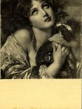 VINTAGE POSTCARD Greuze Fidelity London Wallace Collection