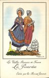 CPM Les Vieilles Provinces de France Picardie Publicite Farines Jammet Folklore