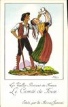 CPM Les Vieilles Provinces de France Comte de Nice Publicite Farines Jammet Folklore