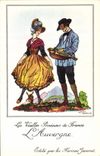 CPM Les Vieilles Provinces de France Auvergne Publicite Farines Jammet Folklore