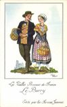 CPM Les Vieilles Provinces de France Berry Publicite Farines Jammet Folklore