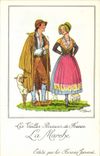 CPM Les Vieilles Provinces de France La Marche Publicite Farines Jammet Folklore