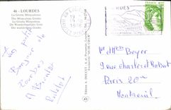 POSTAL MODERNA pesado la cueva milagrosa