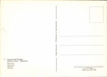 CPM Cuevas del Drach Porto Cristo Mallorca Bandera