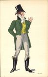 CPA Histoire Du Costume Francais Empire 1811