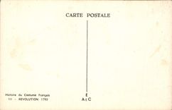CPA Histoire Du Costume Francais Revolution 1793