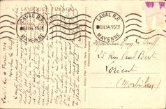 CPA Saint Malo Un coin du port de St Servan Bateau