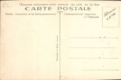 POSTAL Ploumanach de la VENDIMIA el oratorio santo Guirec y el castillo de Costaeres