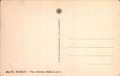 CPA Saint Malo Vue aerienne