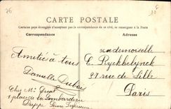 CPA Dieppe Le Courrier de Brigthon Entrant dans le Port Bateau