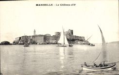 CPA Marseille Le Chatau d'lf Bateau