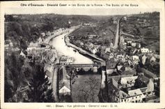 VINTAGE POSTCARD Dinan View