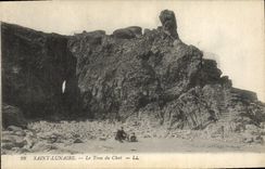 CPA Saint Lunaire Le Trou du Chat