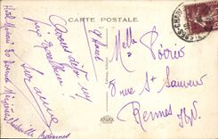 VINTAGE POSTCARD Wall the Church