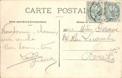 VINTAGE POSTCARD Chamonix and Aoiguilles Glass and of Thickly