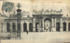 CPA Nancy Arc de triomphe Vu de la Place de la Carriere