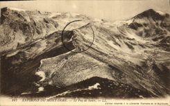 VINTAGE POSTCARD Environs Of the Mount Gilds Puy de Sancy