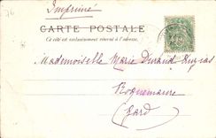 VINTAGE POSTCARD Rouen Tower Jeanne D' Arc