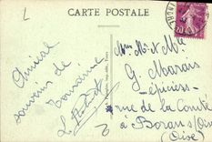 VINTAGE POSTCARD Tours the municipal Theater