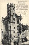 VINTAGE POSTCARD the High Historical Saone Luxeuil les Bains the square house Old town hall
