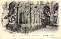CPA Reims Eglise Saint Remi Tombeau de Saint Remi