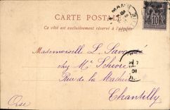 VINTAGE POSTCARD Interior Mans of the Notre Dame Church of the Seam