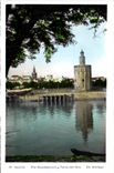 VINTAGE POSTCARD Sevilla Rio Guadalquivir Torre del Oro