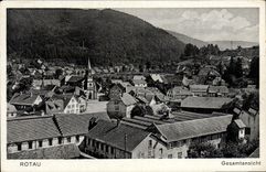 VINTAGE POSTCARD Rotau Gesamtansicht