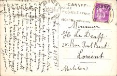 VINTAGE POSTCARD Nice Palate of the Mediterranean