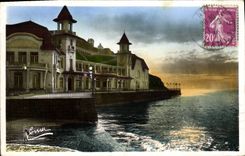 CPA Granville Le Casino avant l'orage 