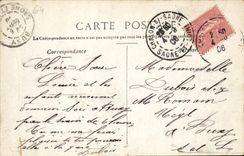 VINTAGE POSTCARD Pau Large Gassion Hotel