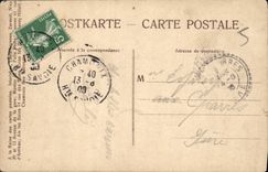 VINTAGE POSTCARD Chamonix and Mont Blanc