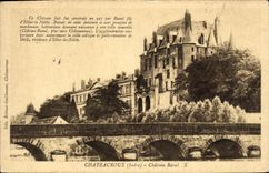 VINTAGE POSTCARD Chateauroux Castle Raoul X