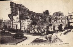 VINTAGE POSTCARD Bordeaux Ruins of the Gallien Palate