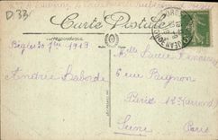 VINTAGE POSTCARD Bordeaux Ruins of the Gallien Palate