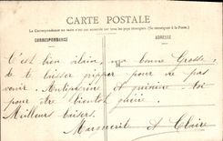 VINTAGE POSTCARD Senlis Chapelle locates in the Park of Bellefonatine