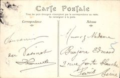 VINTAGE POSTCARD Castle of Malmaison